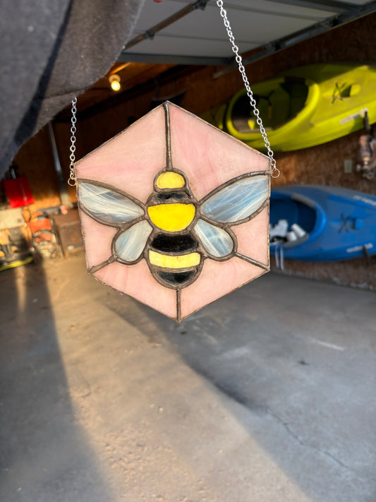 Stained Glass Bee