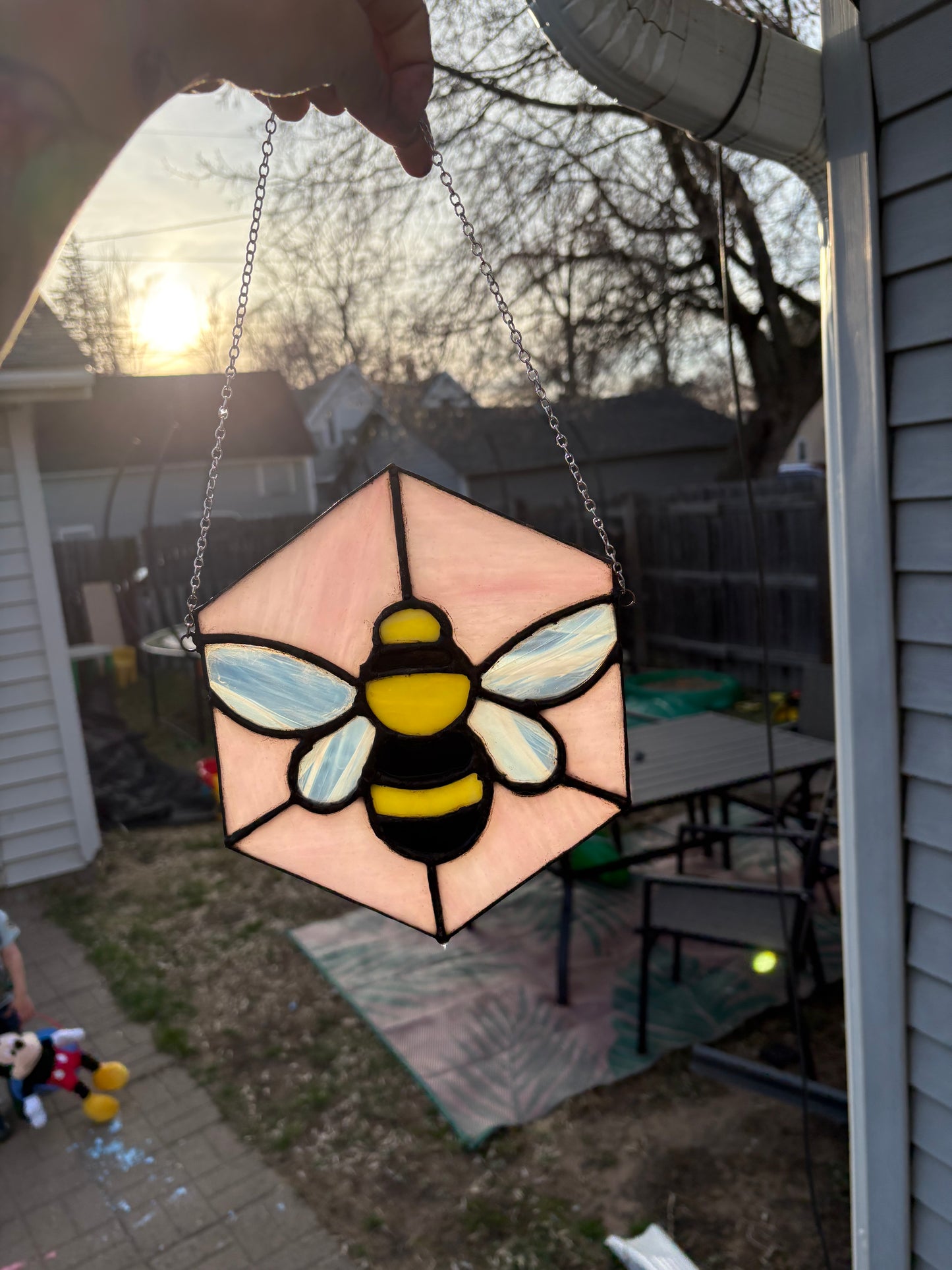 Stained Glass Bee